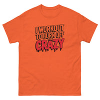 Load image into Gallery viewer, I workout to burn off the crazy T-Shirt
