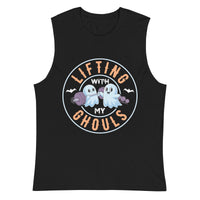 Load image into Gallery viewer, Lifting with my ghouls tank top
