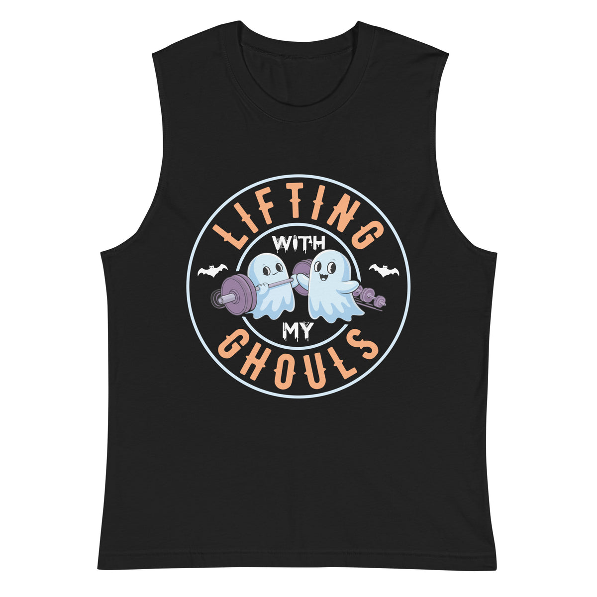 Lifting with my ghouls tank top