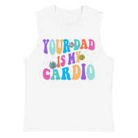 Load image into Gallery viewer, Your dad is my cardio Tank top
