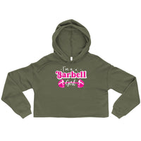 Load image into Gallery viewer, I&#39;m a barbell girl Crop Hoodie
